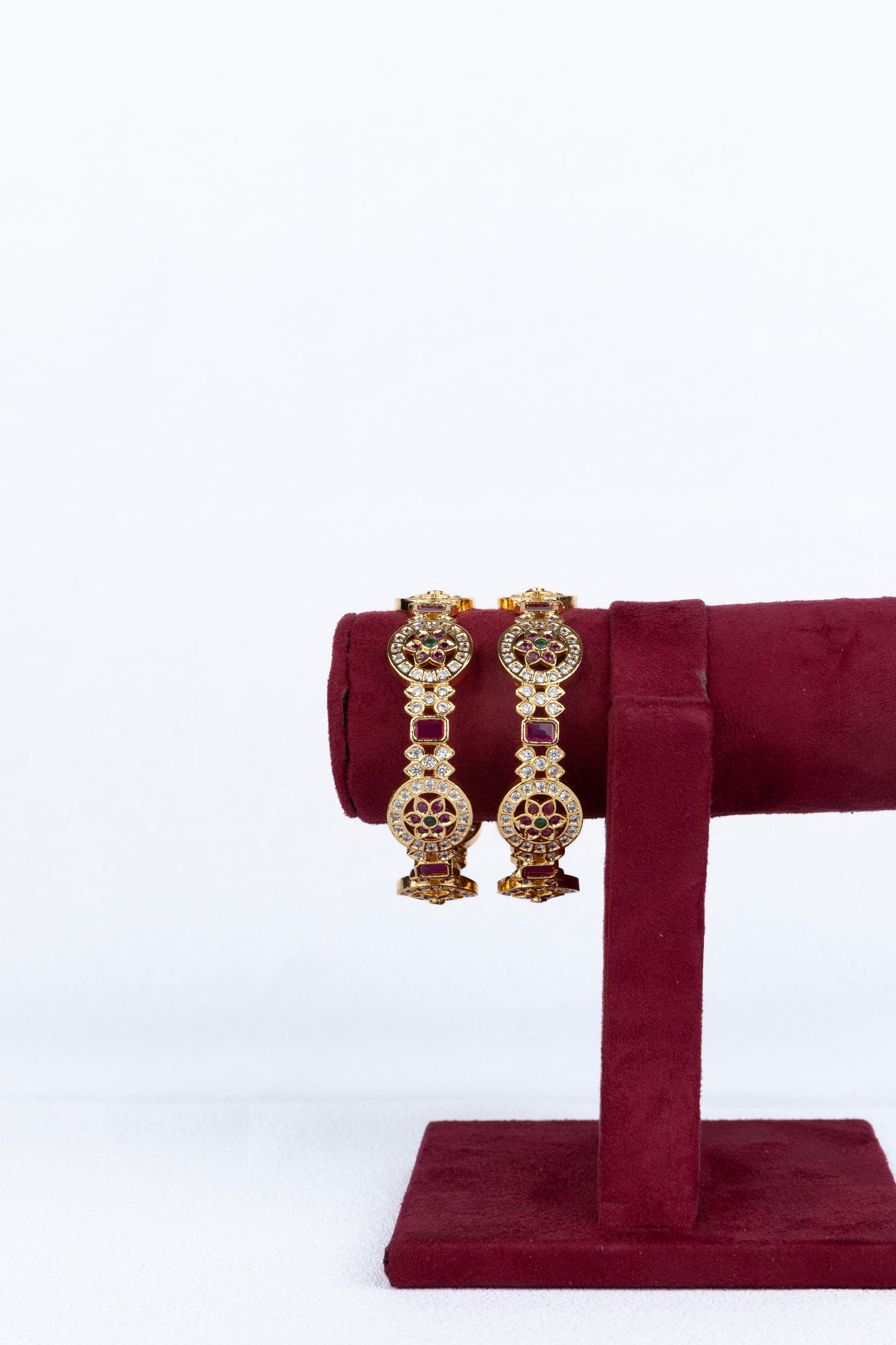 Kempu Kadaga Bangles
