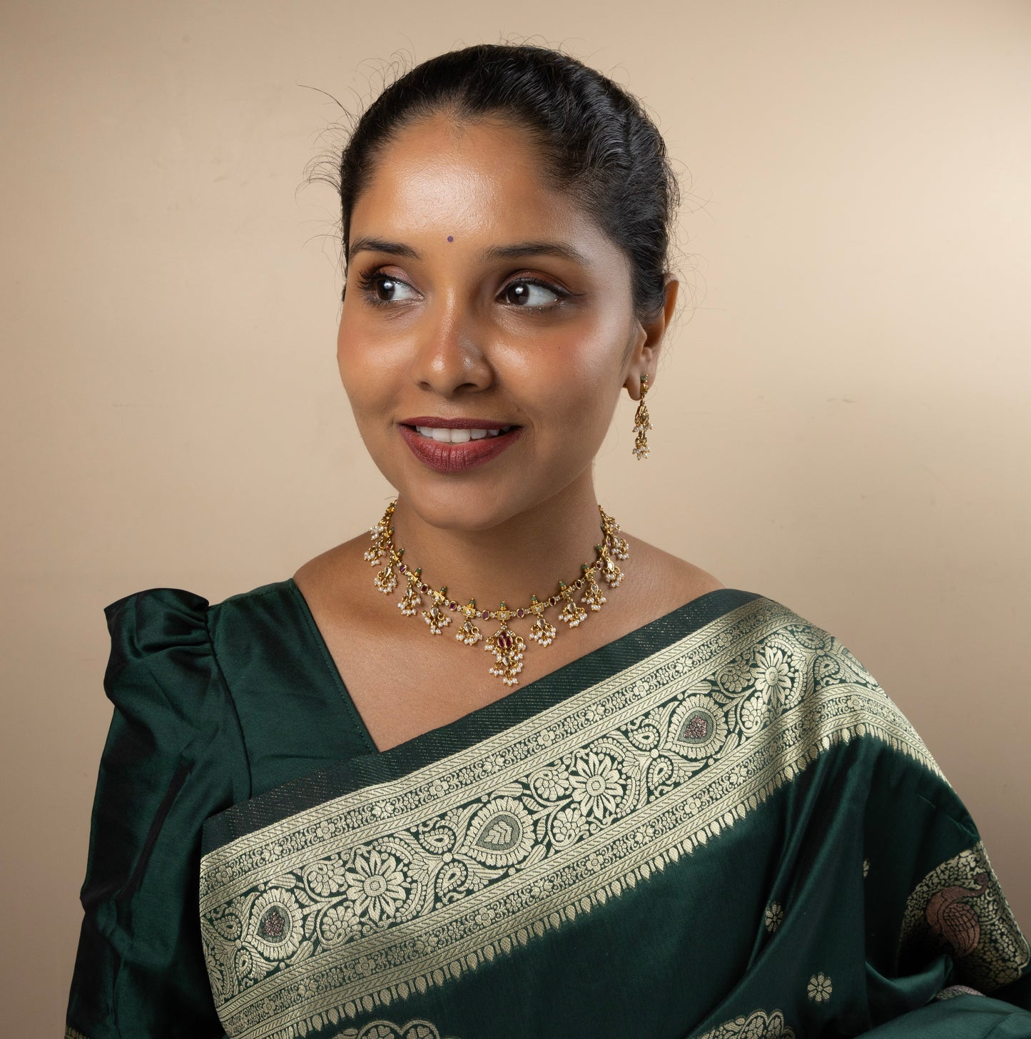 Laghu Guttapusalu Necklace Set