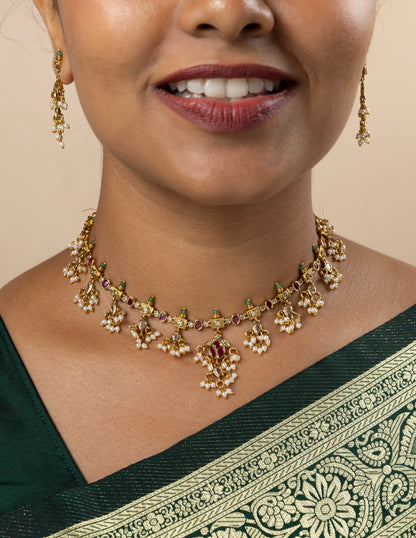 Laghu Guttapusalu Necklace Set