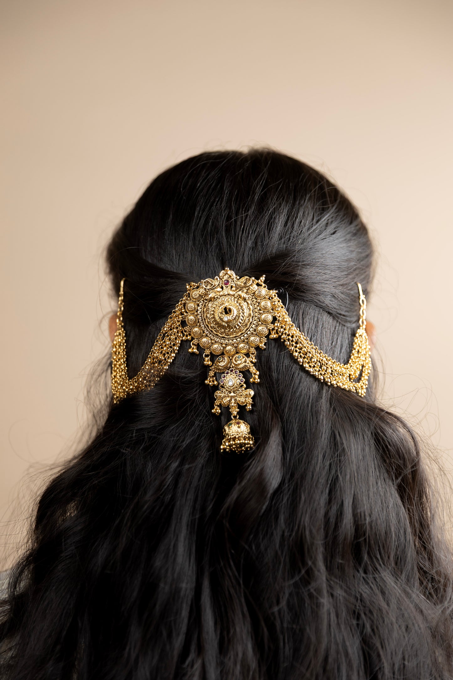 Floral Jada Billai Hair Jewellery