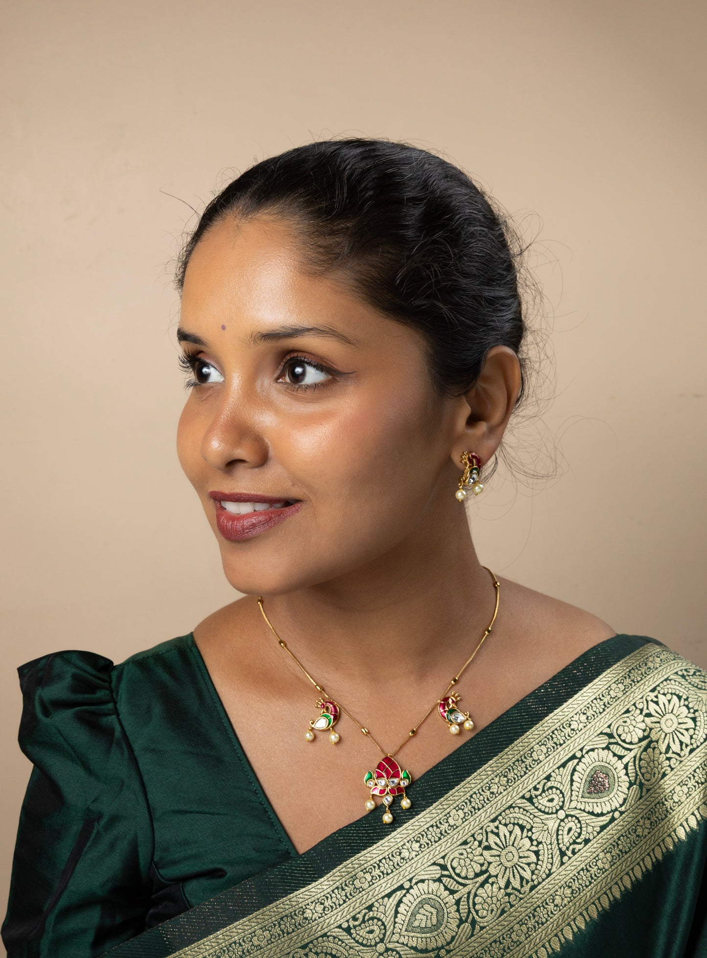 Tokai Jadau Kundan Chain Set