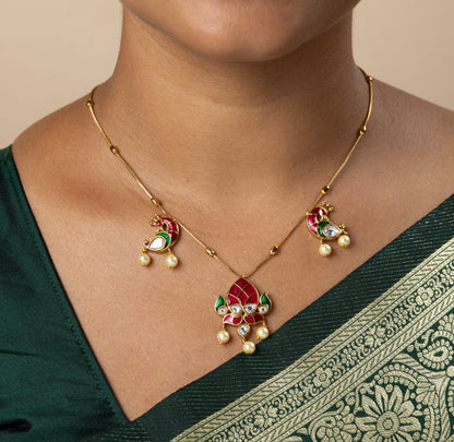 Tokai Jadau Kundan Chain Set