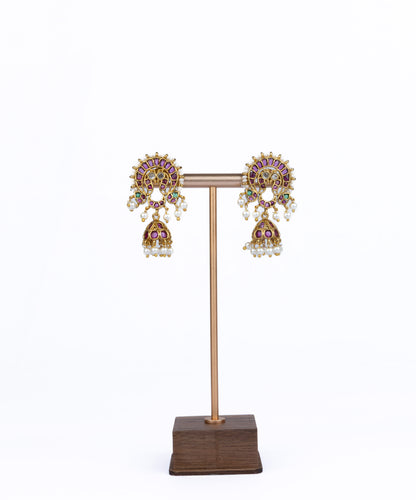 Jadau Kemp Jhumka