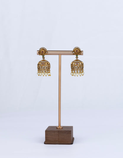 Antique Temple Jhumka