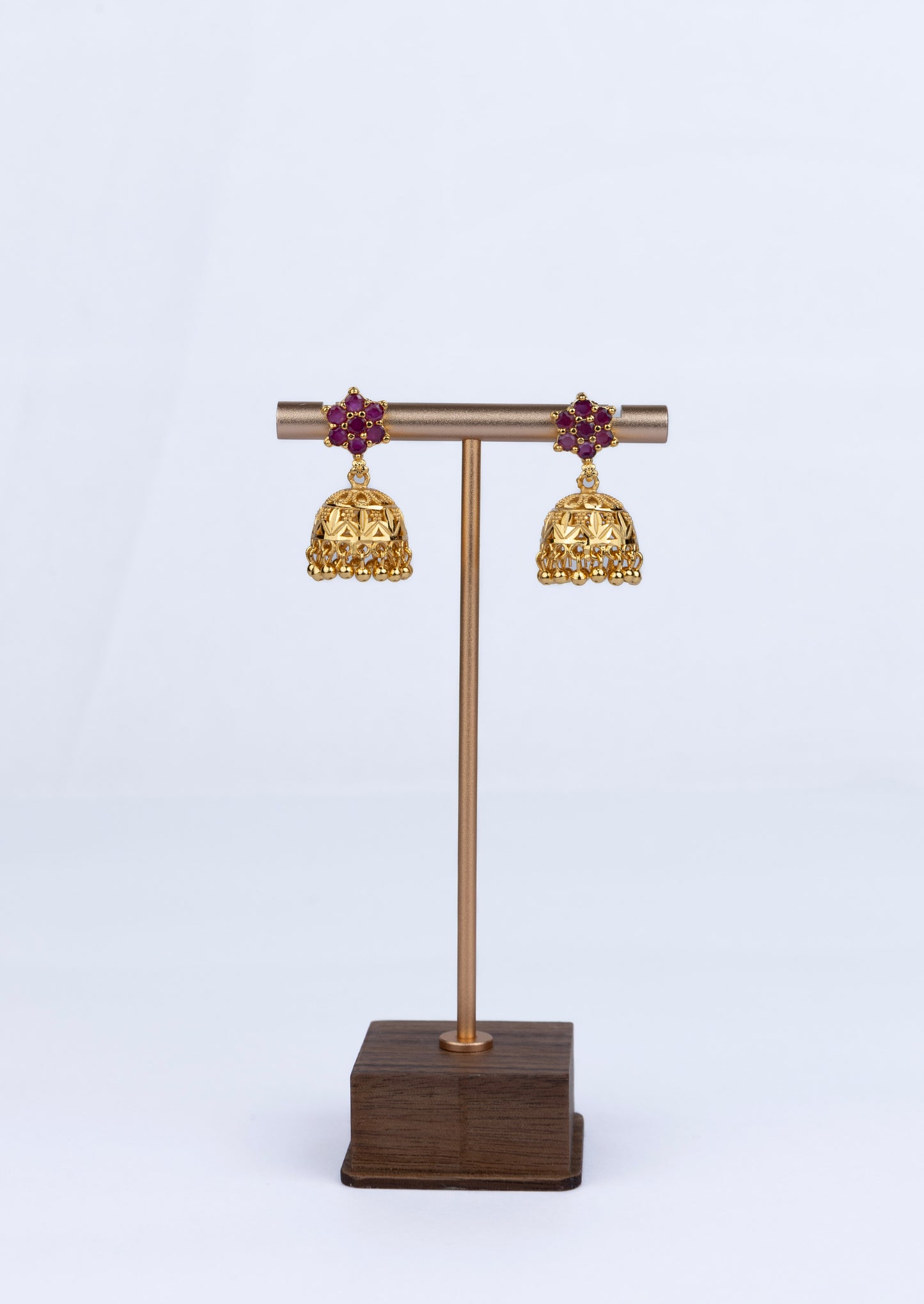 Ruby Stone Jhumka