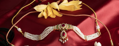 Subtle Chinchpeti Necklace Set