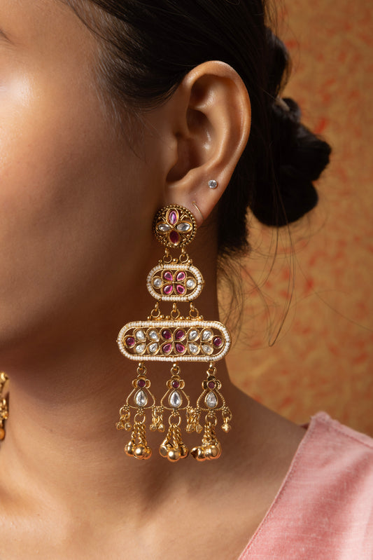 Rani Ki Vav Statement Earrings
