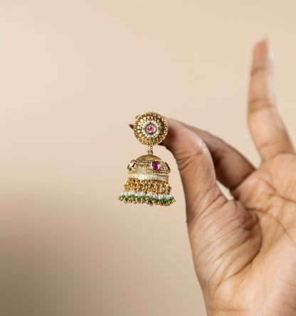 Rajwadi Ratna Jhumkas