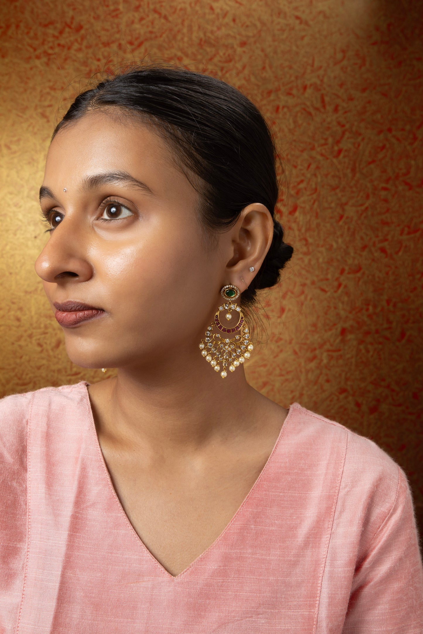 Rajkumari Chandbali Earrings