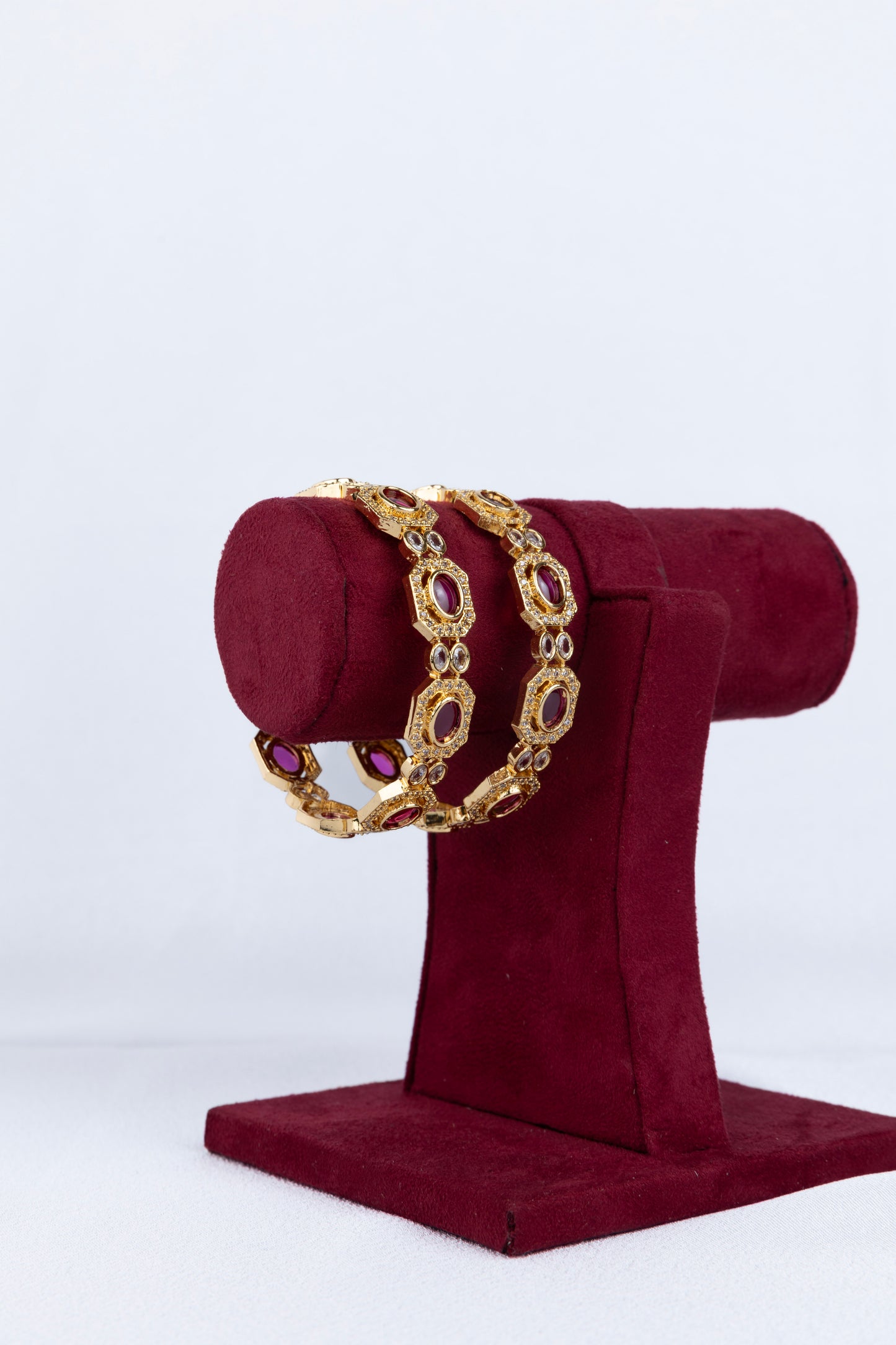 Ruby Victorian Bangles
