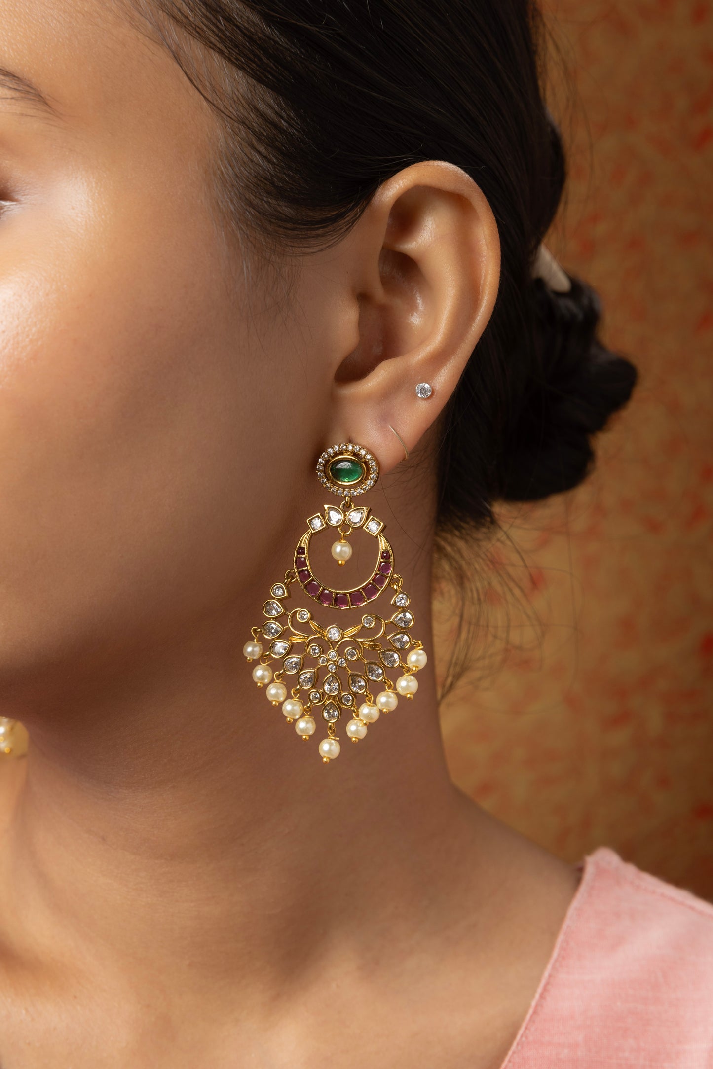 Rajkumari Chandbali Earrings