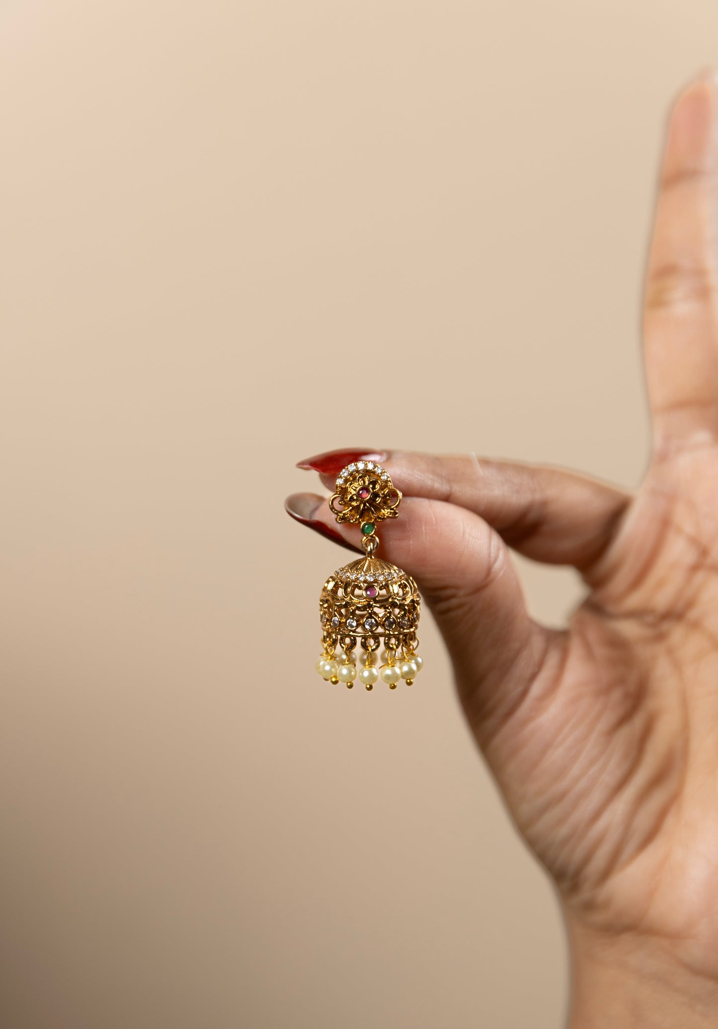 Antique Temple Jhumka