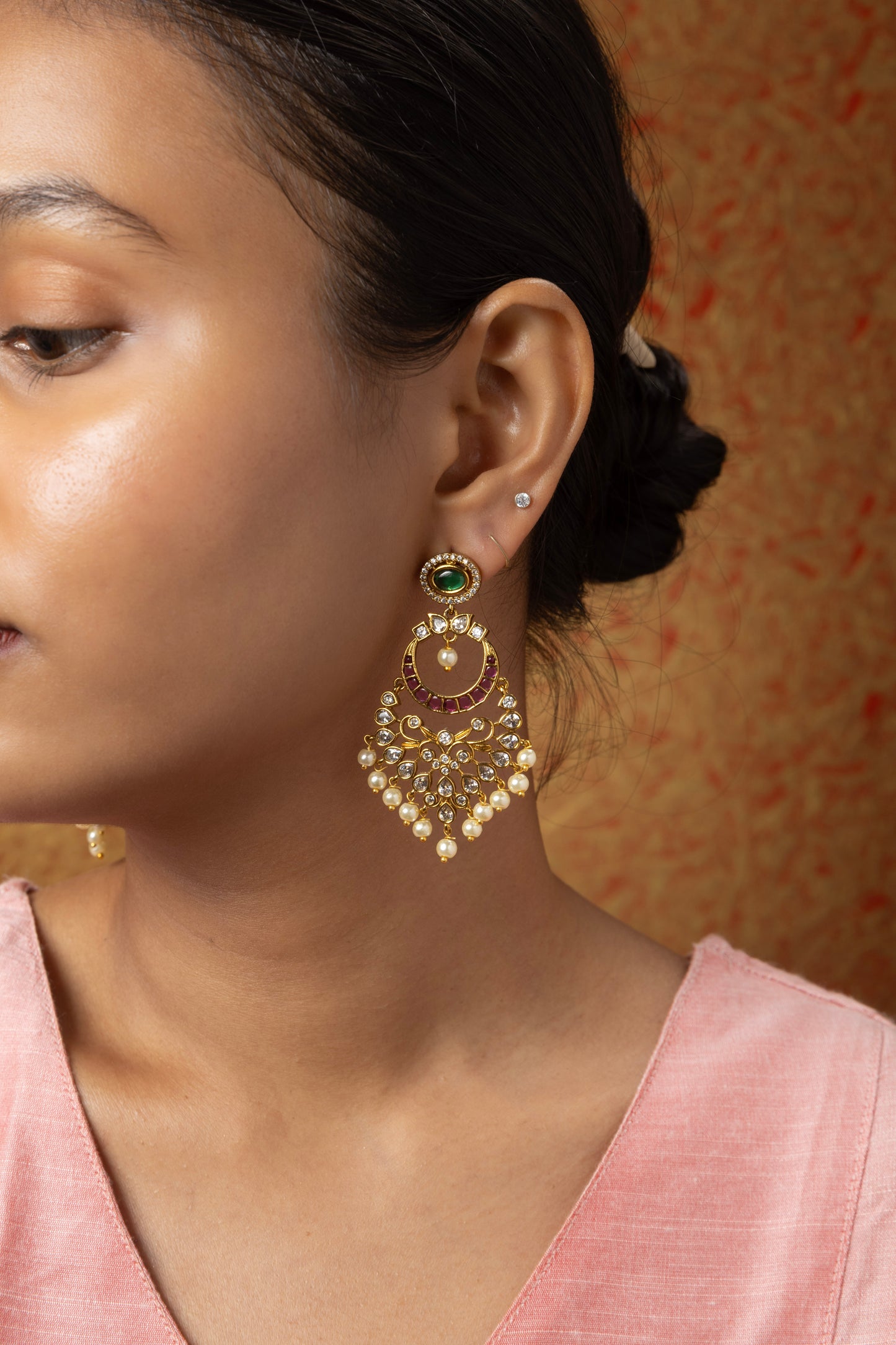 Rajkumari Chandbali Earrings