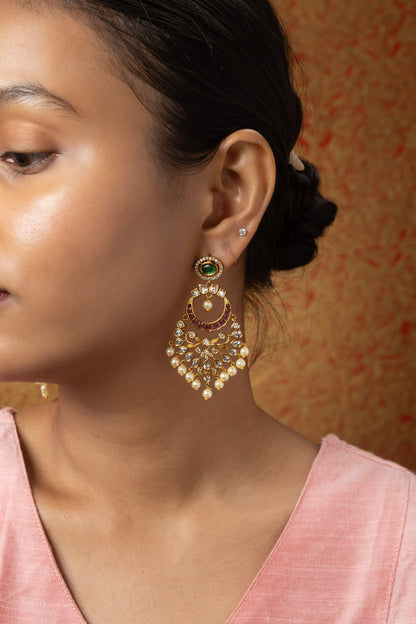 Rajkumari Chandbali Earrings