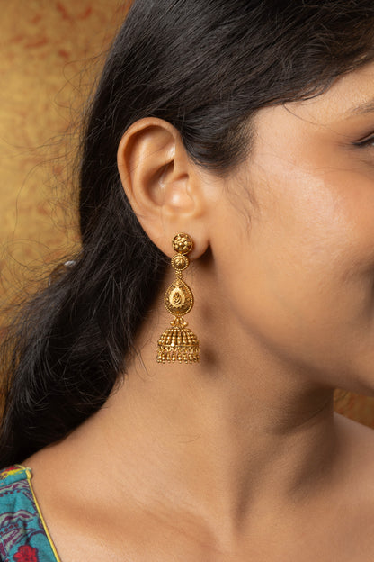 Swarna Teardrop Jhumki