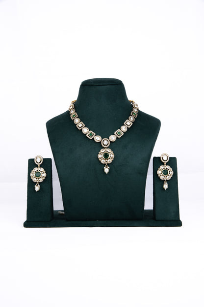 Emerald Queen Drop Necklace Set
