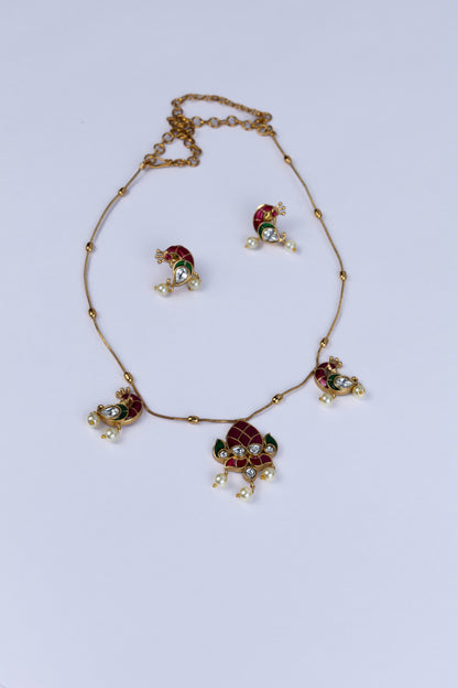 Tokai Jadau Kundan Chain Set