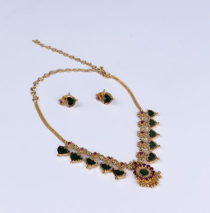 Harita Palakka Necklace Set