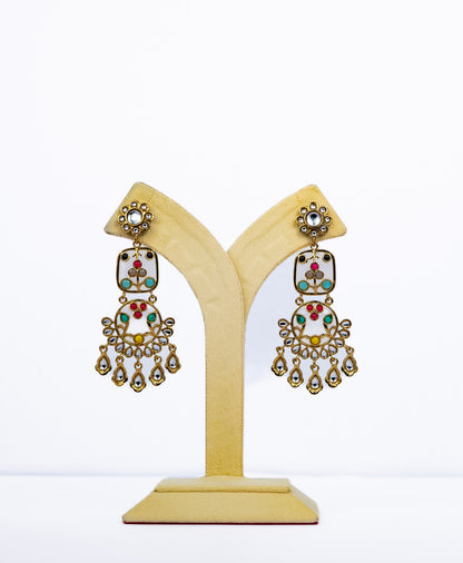 Kundan Candy Statement Earrings