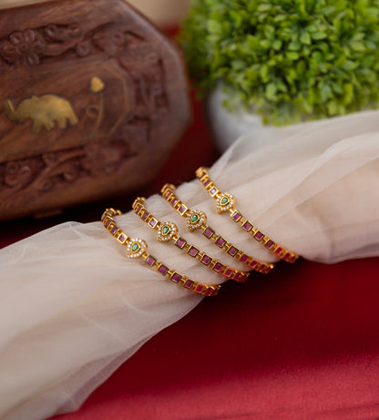 Antique Block Bangles