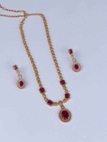 Empress Ruby Necklace Set