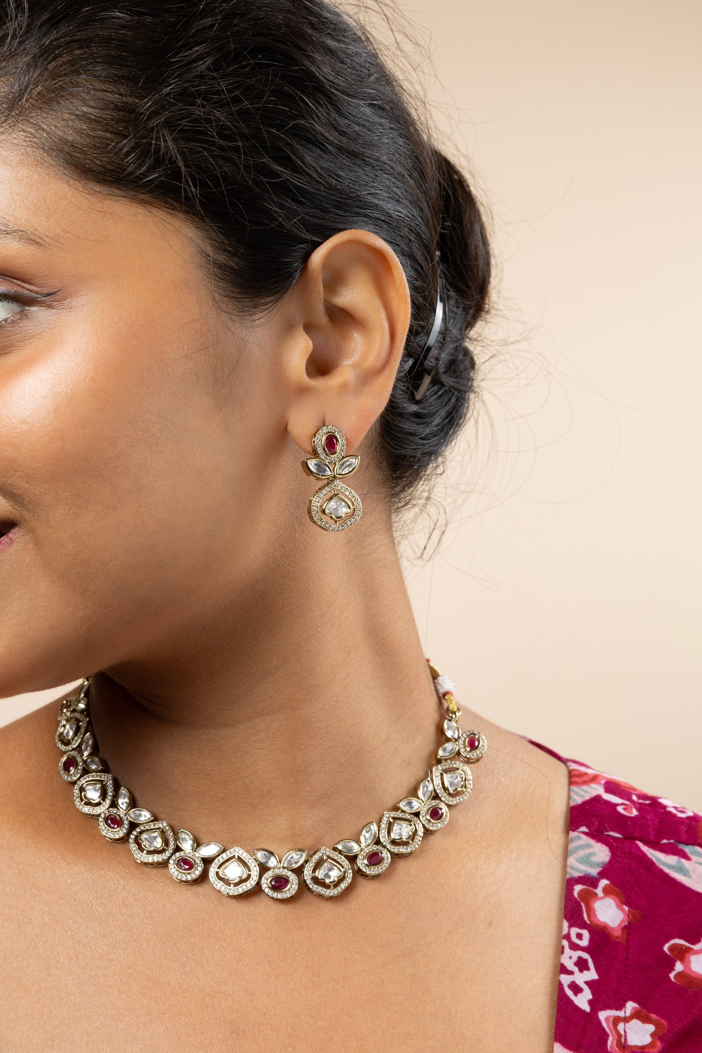 Parna Polki Kundan Choker Set