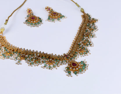 Shriya Guttapusalu Necklace Set