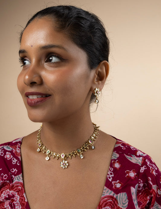 Regal Rajwadi Necklace Set