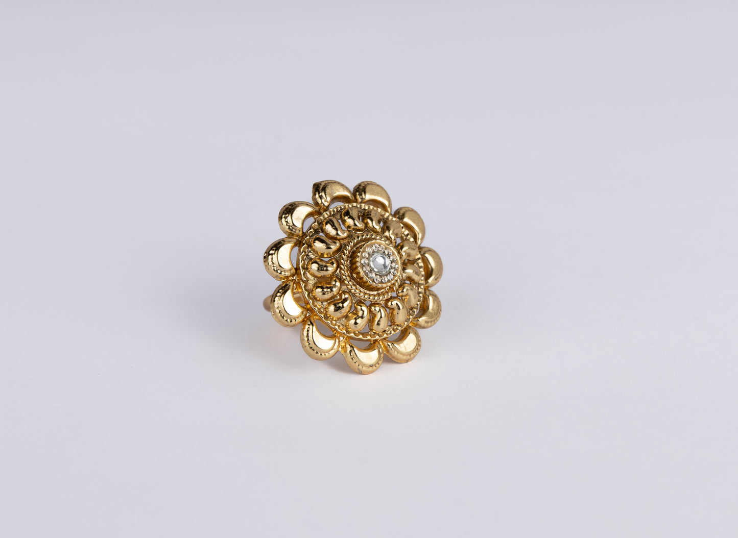 Royal Bloom Gold Ring