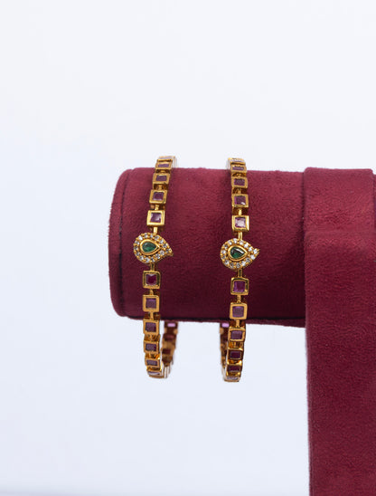 Antique Block Bangles