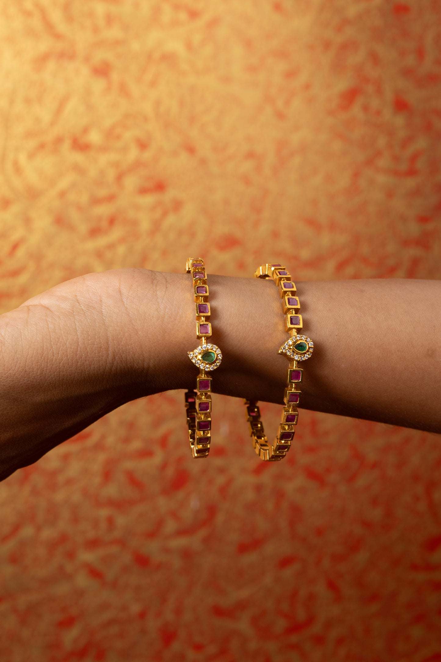Antique Block Bangles