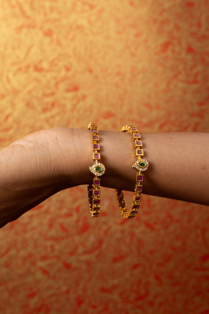 Antique Block Bangles