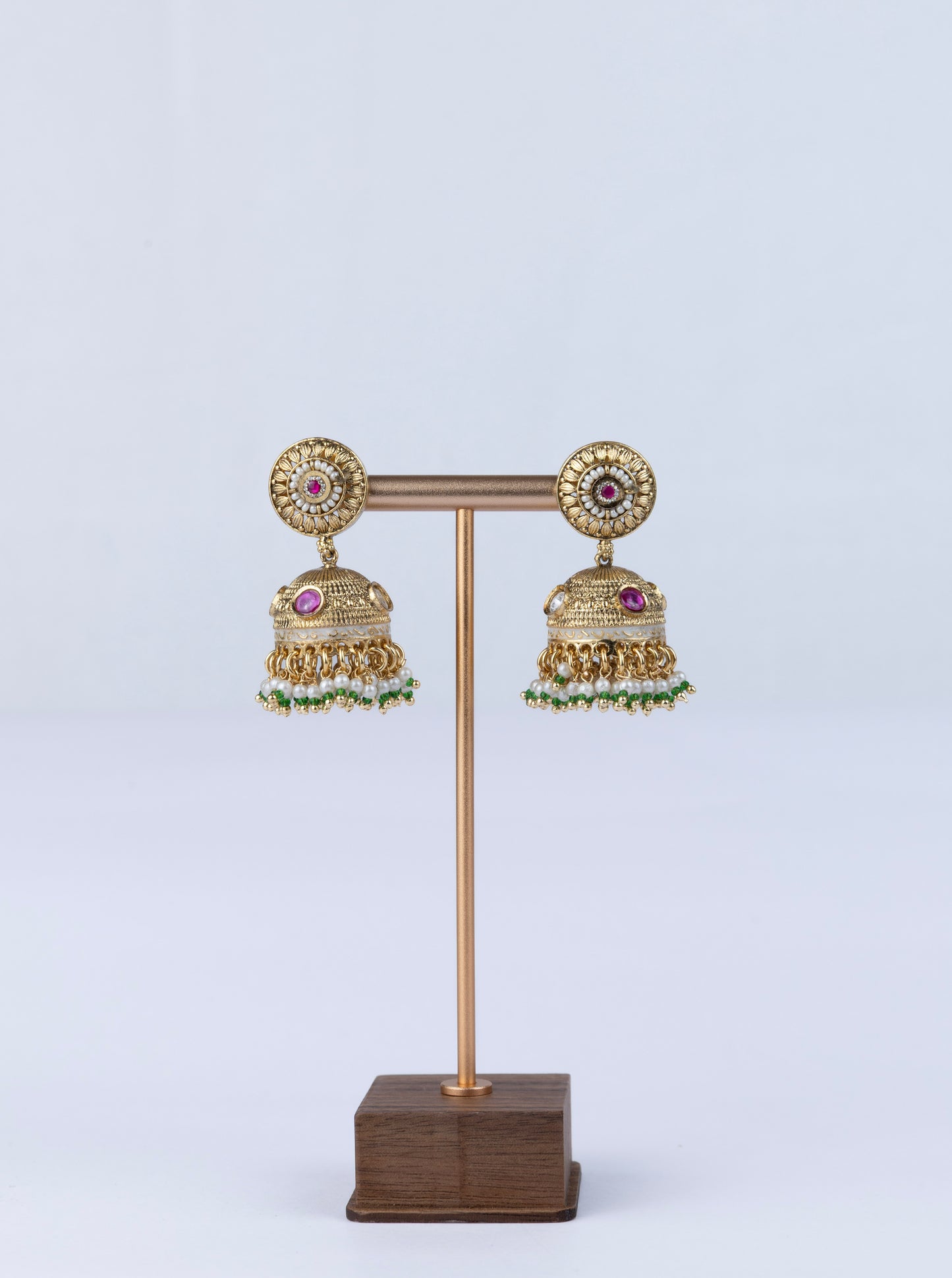 Rajwadi Ratna Jhumkas