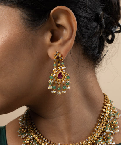 Shriya Guttapusalu Necklace Set