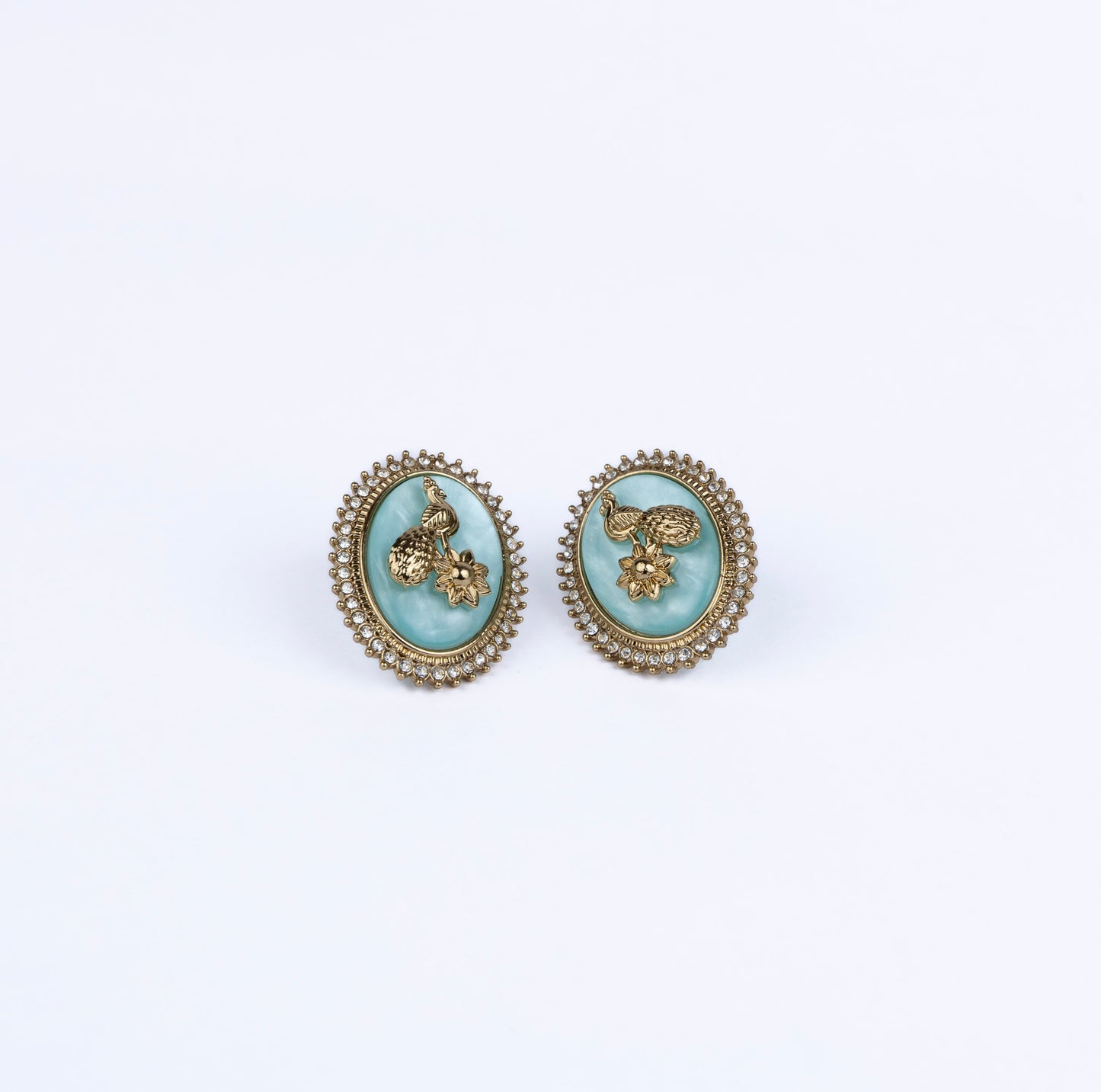 Vintage Oval Studs