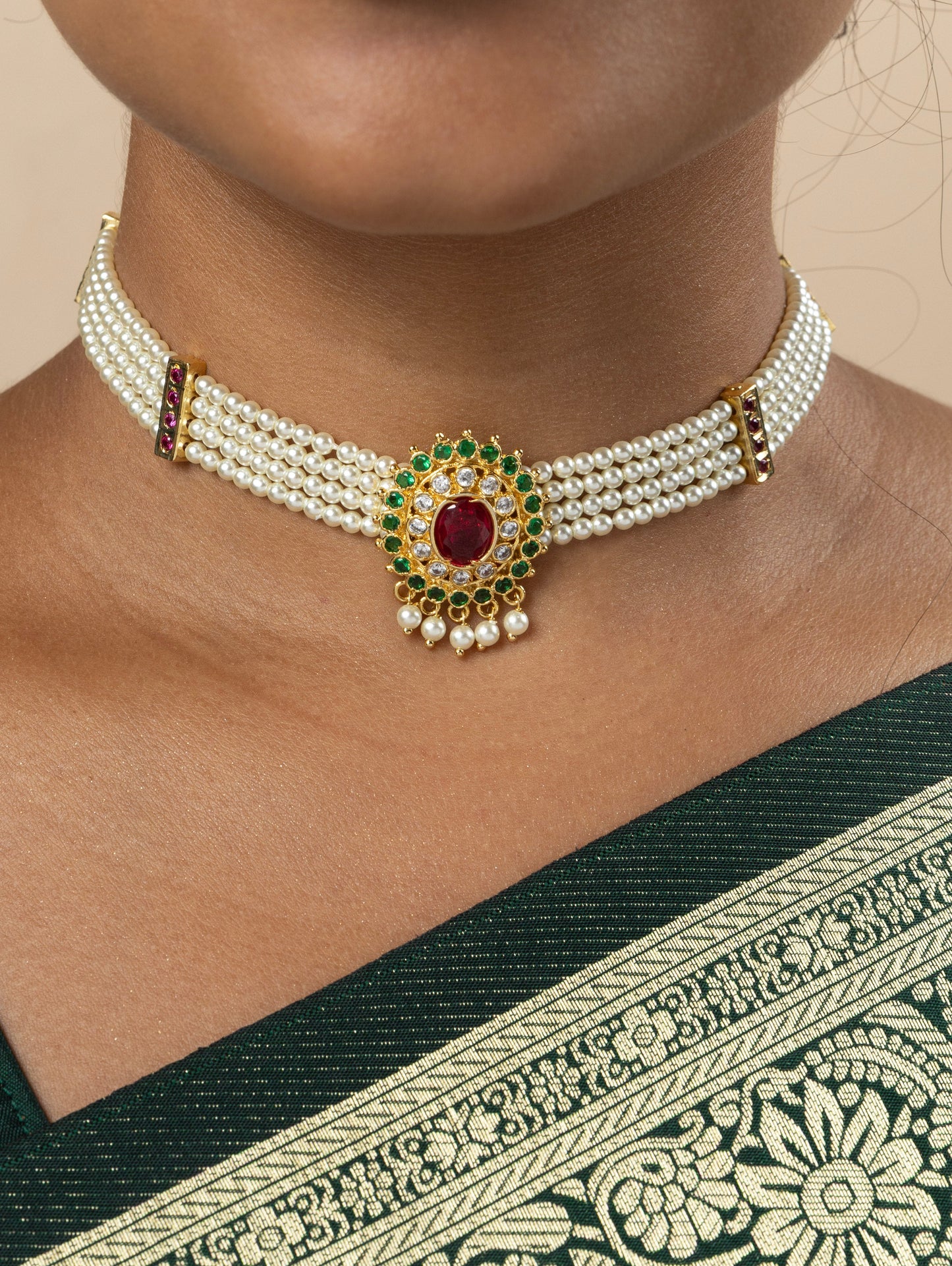 Rajmata Chinchpeti Set