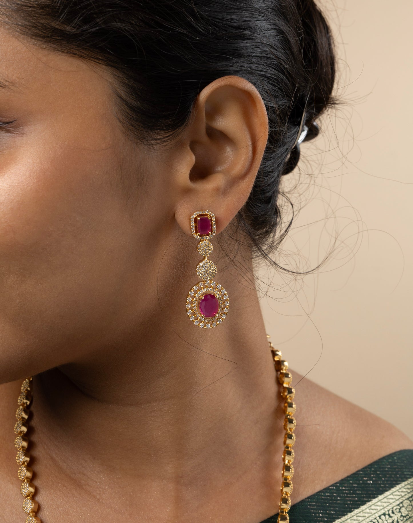Empress Ruby Necklace Set