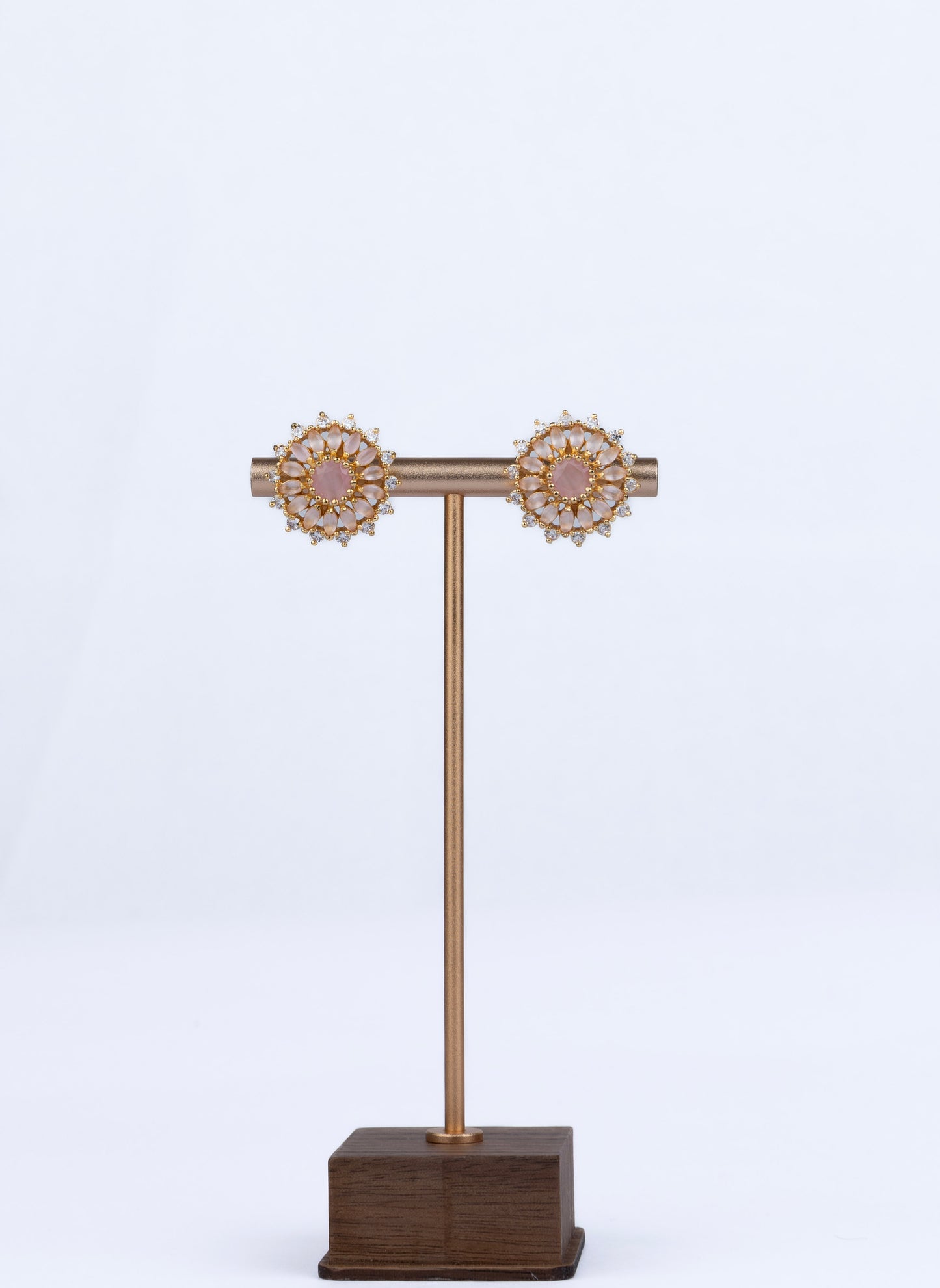 Pink Stone Studs