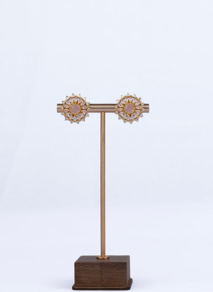 Pink Stone Studs