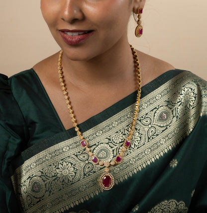 Empress Ruby Necklace Set