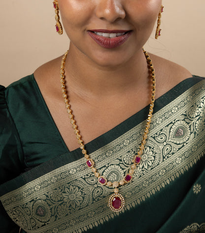 Empress Ruby Necklace Set